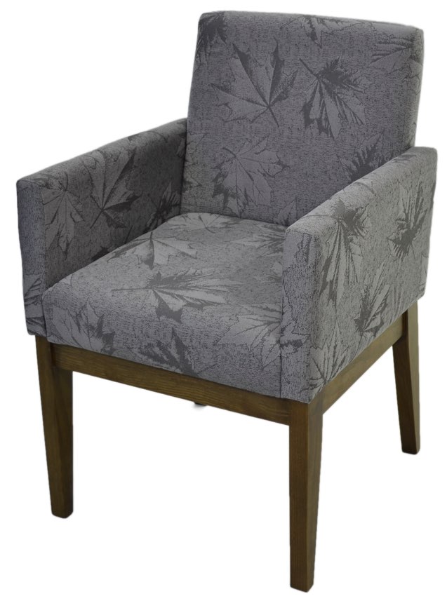 cadeira roma capuccino e folhas cinza